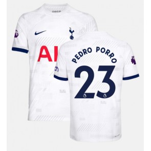 Lacne Muži Futbalové dres Tottenham Hotspur Pedro Porro #23 2023-24 Krátky Rukáv - Domáci